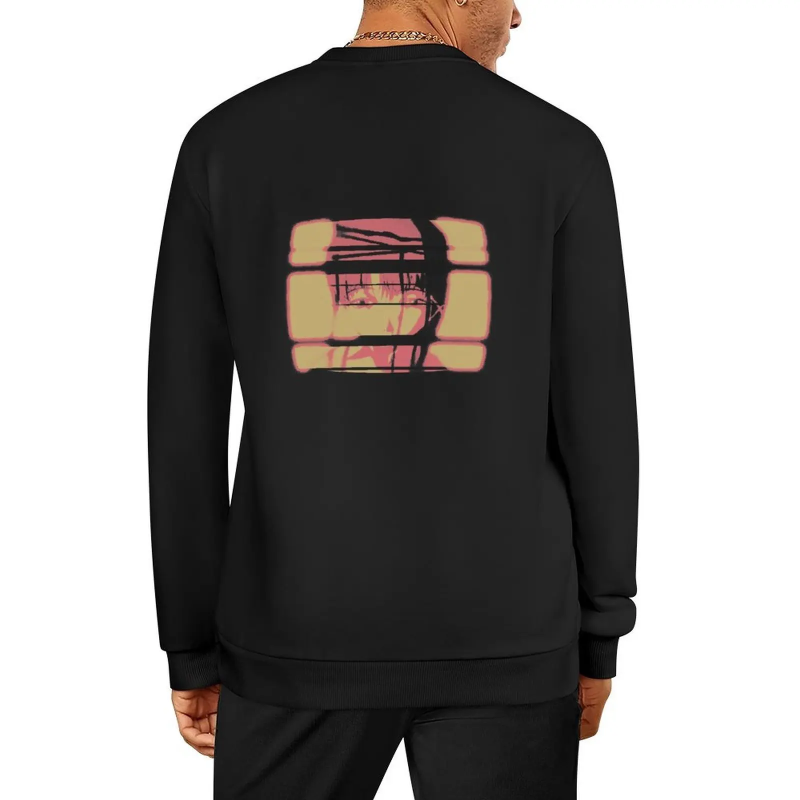 

Serial experiment lain Distortion Pullover tracksuit men graphic t shirts men men clothing winter clothes oversize sweatshirt