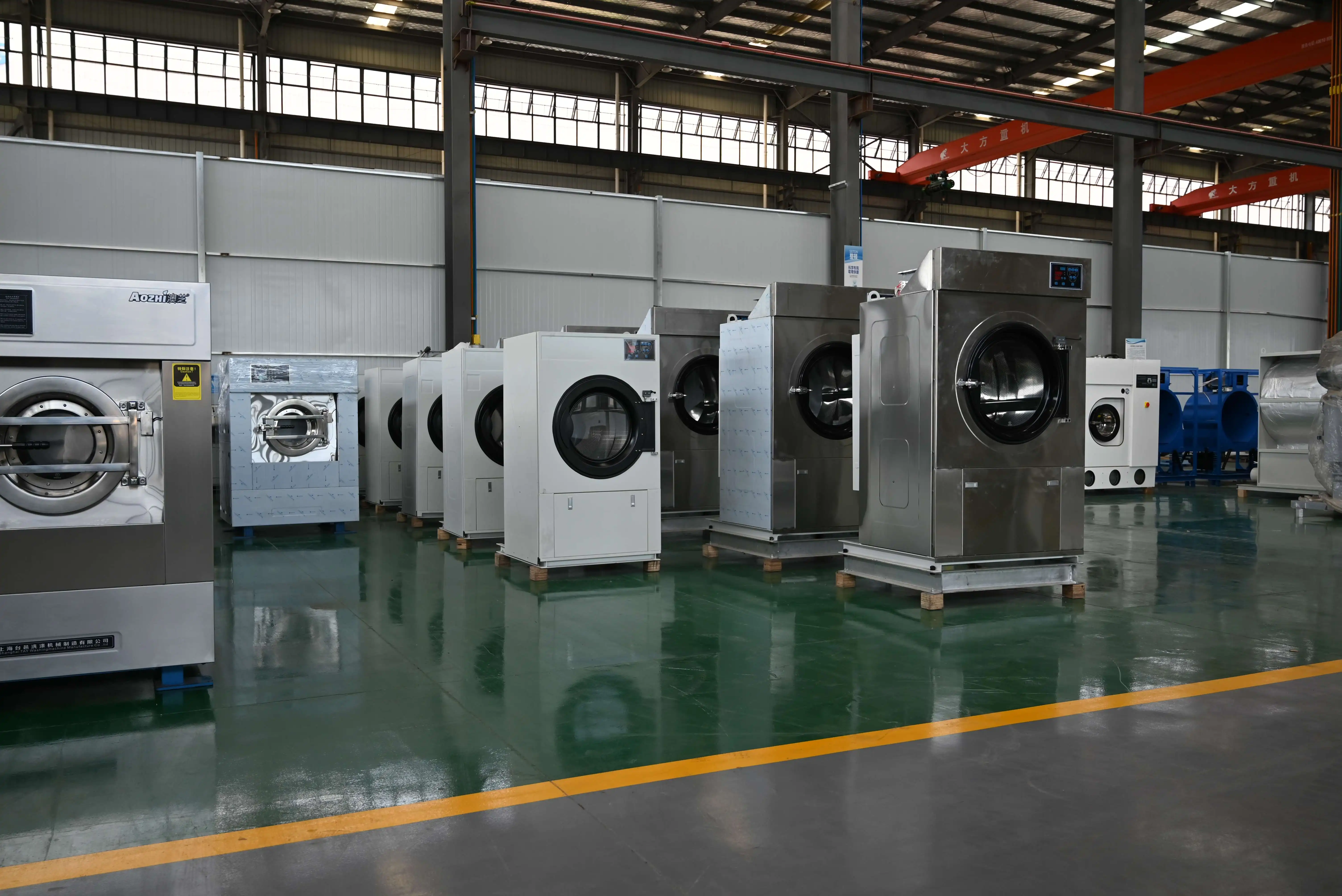 15kg - 180kg Commercial Drying Machine Stainless Steel Housing Tumble Dryer Clothes Drying Machine Laundry Drying Equipment