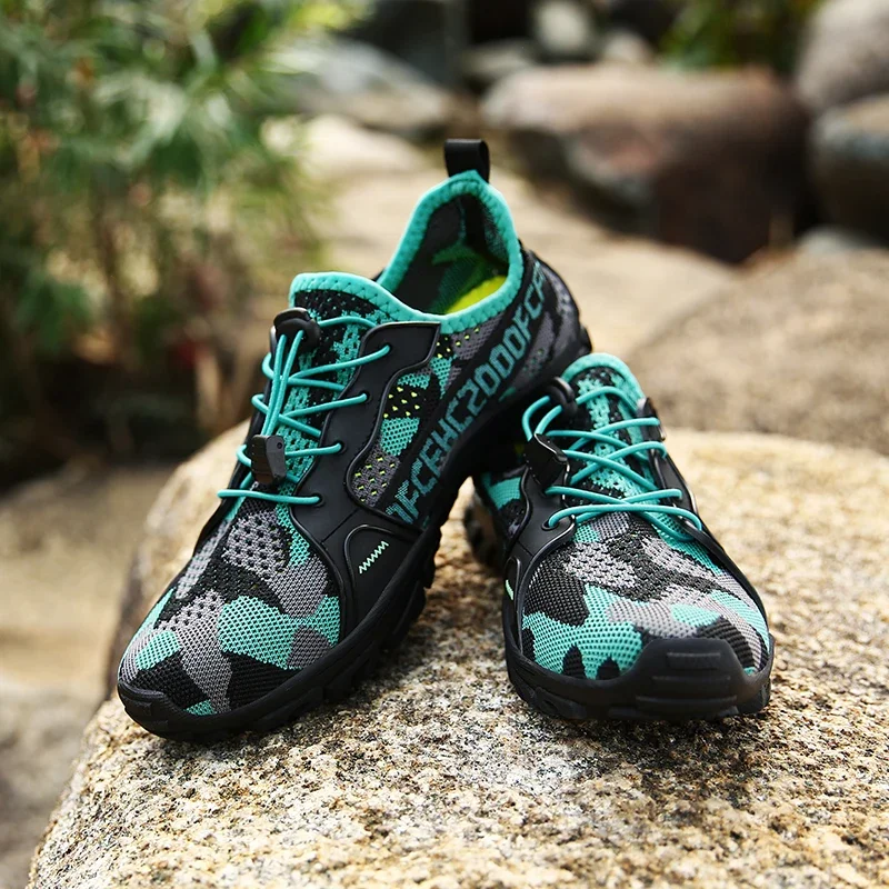 New Men's Water Shoes Casual Outdoor Breathable Professional Water Shoes 2025 Women's Summer Beach Anti-skid Upstream Shoes