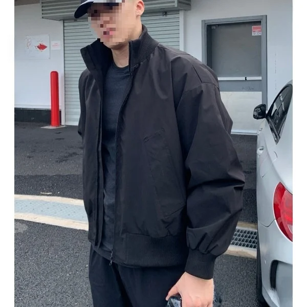 

Мужская куртка в американском ретро-стиле для весны и осени, спортивная, свободного кроя, повседневная, из полиэстера, утолщенная