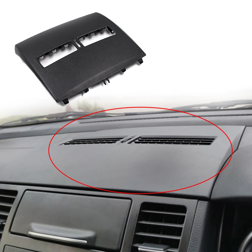 Car Finisher-Instrument Panel Cover For Nissan Tiida C11 2005-2011 Automobile Front Mounts Half Air Conditioner Vent Outlet