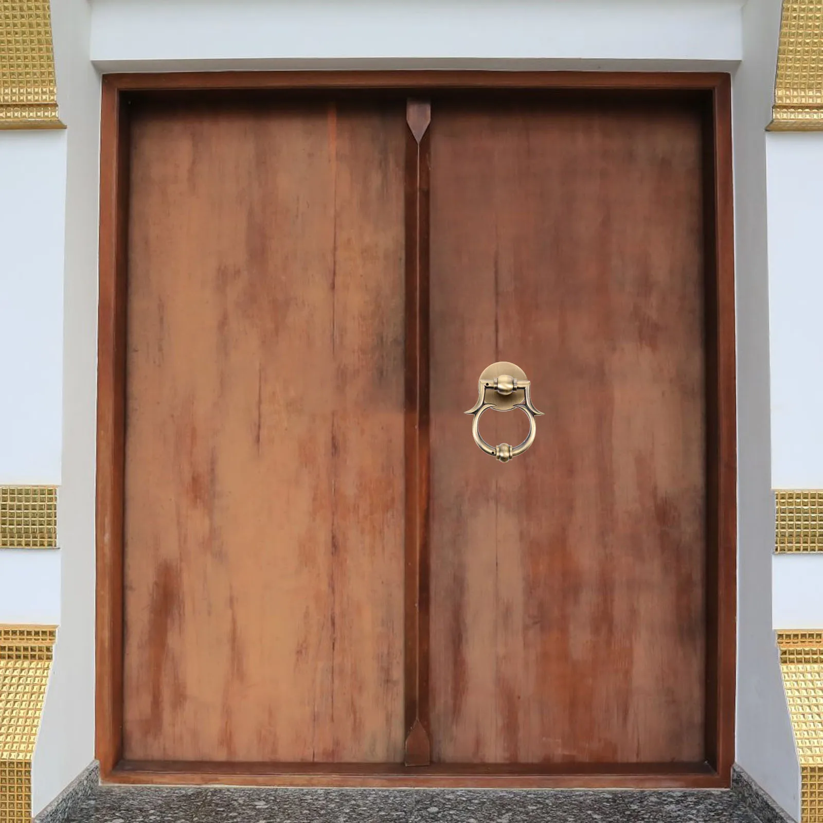 

Durable Zinc Alloy Door Knocker Entrance Accessory Practical Gift Choice for Various Doors Door Knockers