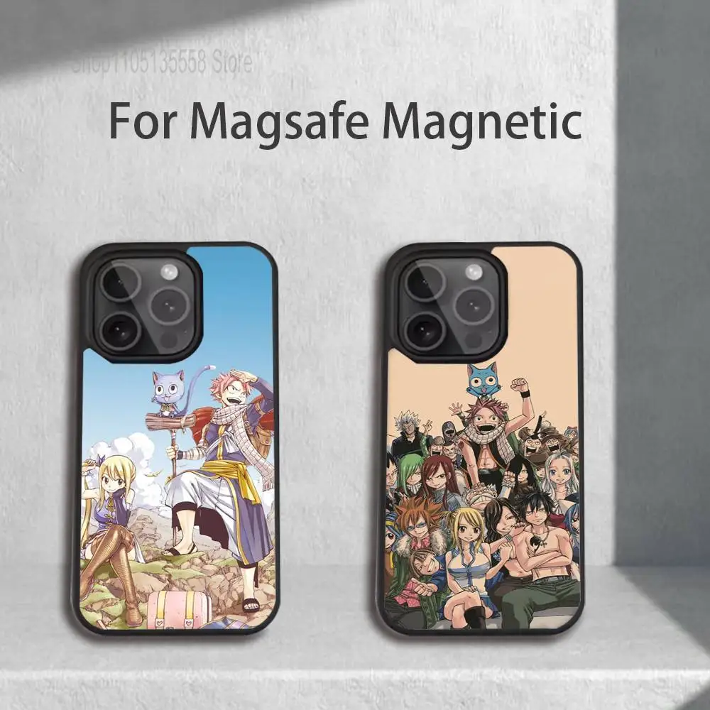 

Anime Fairy Tail Comics Phone Case For IPhone 17,16,15,Pro,Max,Air,14,Plus,13,12,11 Magesafe Wireless Charge Cover