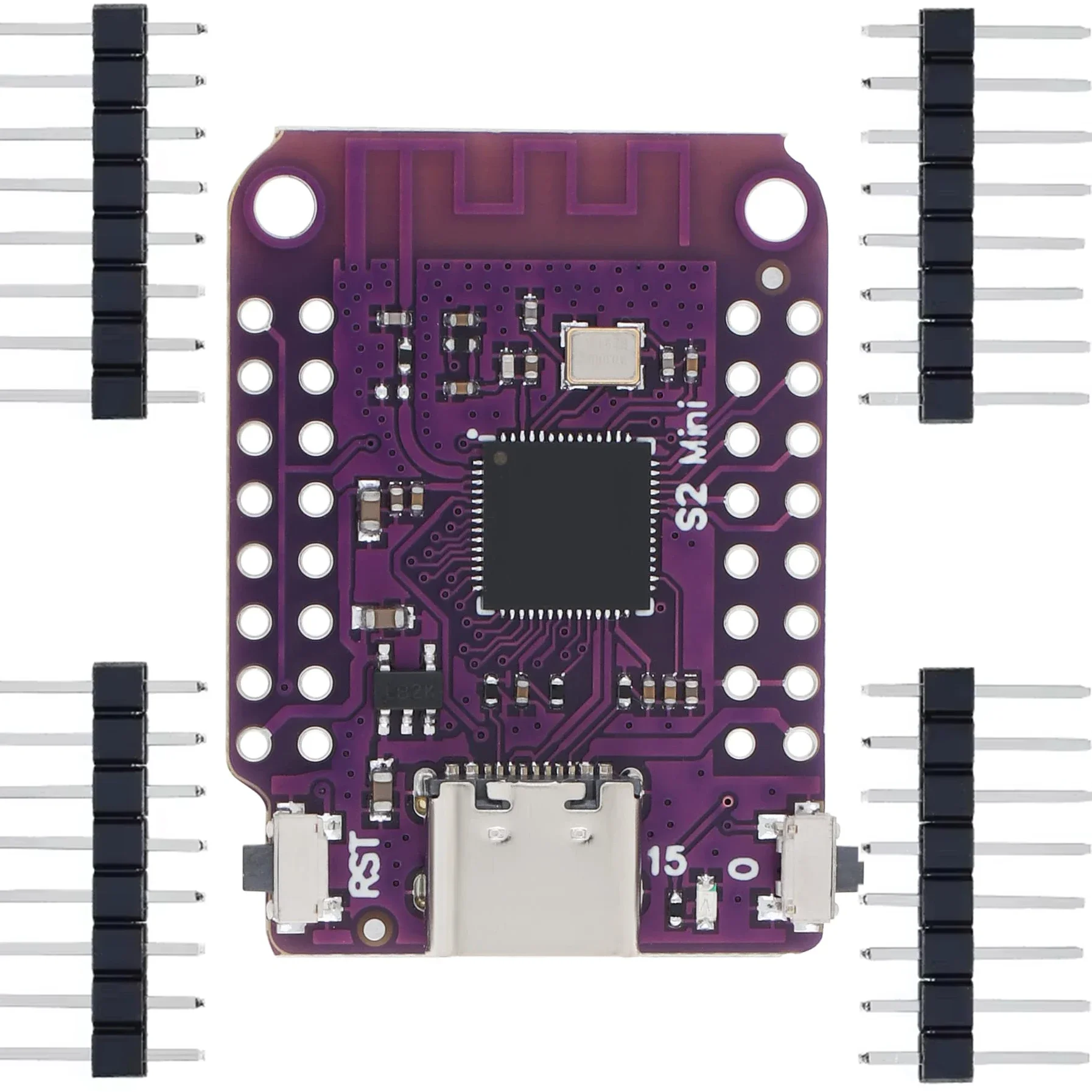ESP32 S2 Mini V1.0.0 - LOLIN WIFI IOT Board based ESP32-S2FN4R2 ESP32-S2 4MB FLASH 2MB PSRAM MicroPython Arduino Compatible