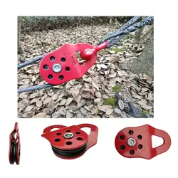 Movable Nylon Polia Sheave Snatch Bloco Splint, Off Road Rescue Trailer Corda, remontagem, Trailer Corda, 10Ton