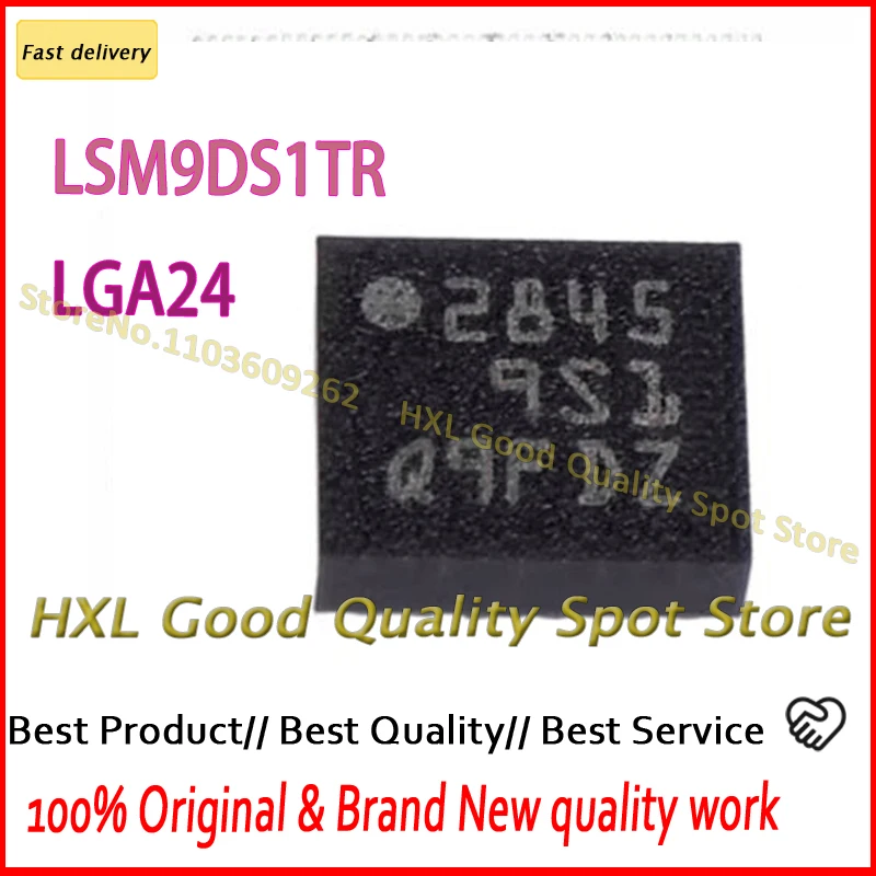 LSM9DS1TR LSM9DS1 9S1 Package LGA-24 Motion and Positioning Sensor 5-10PCS Original Genuine SMD
