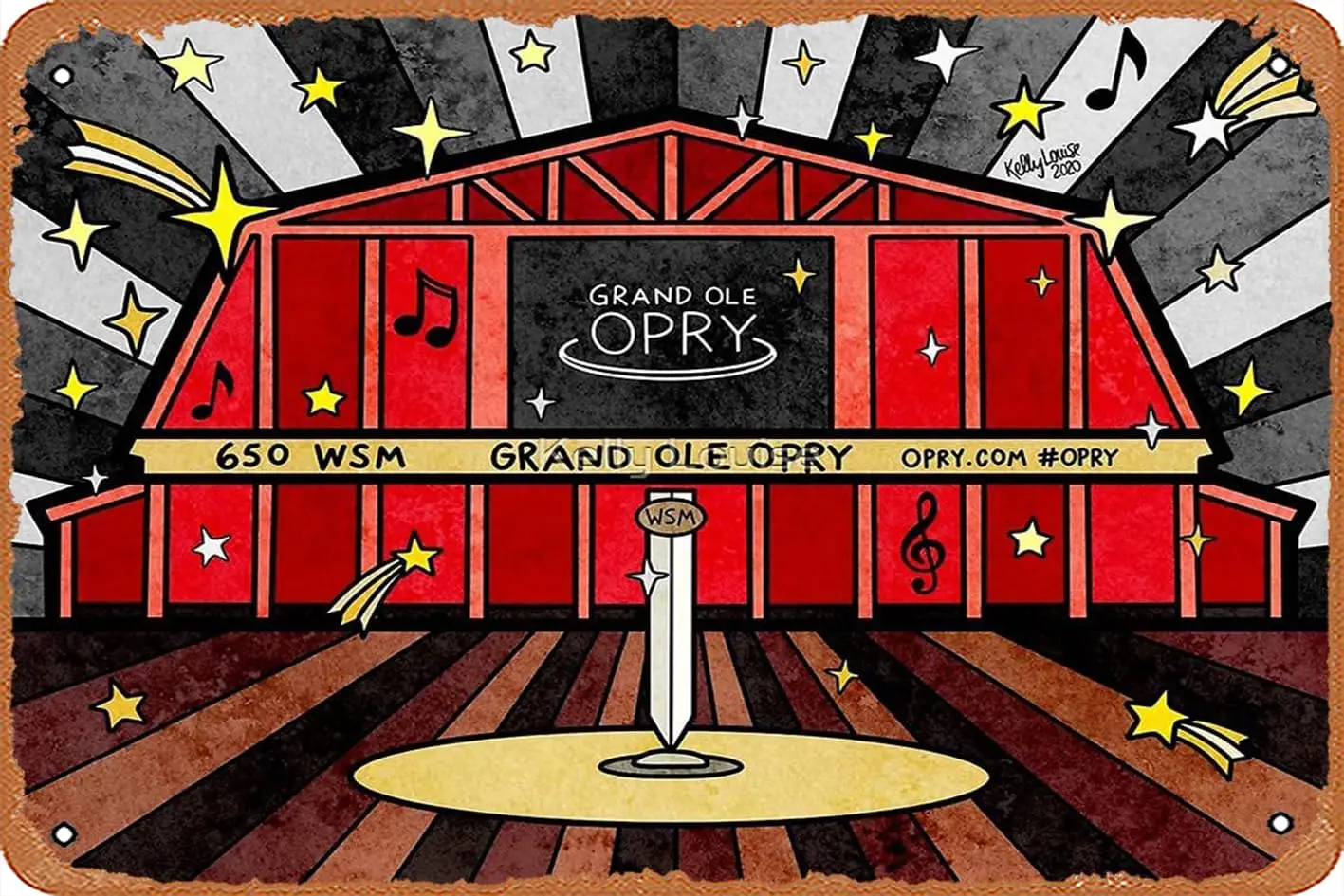 muecddoa Grand Ole Opry Poster 12