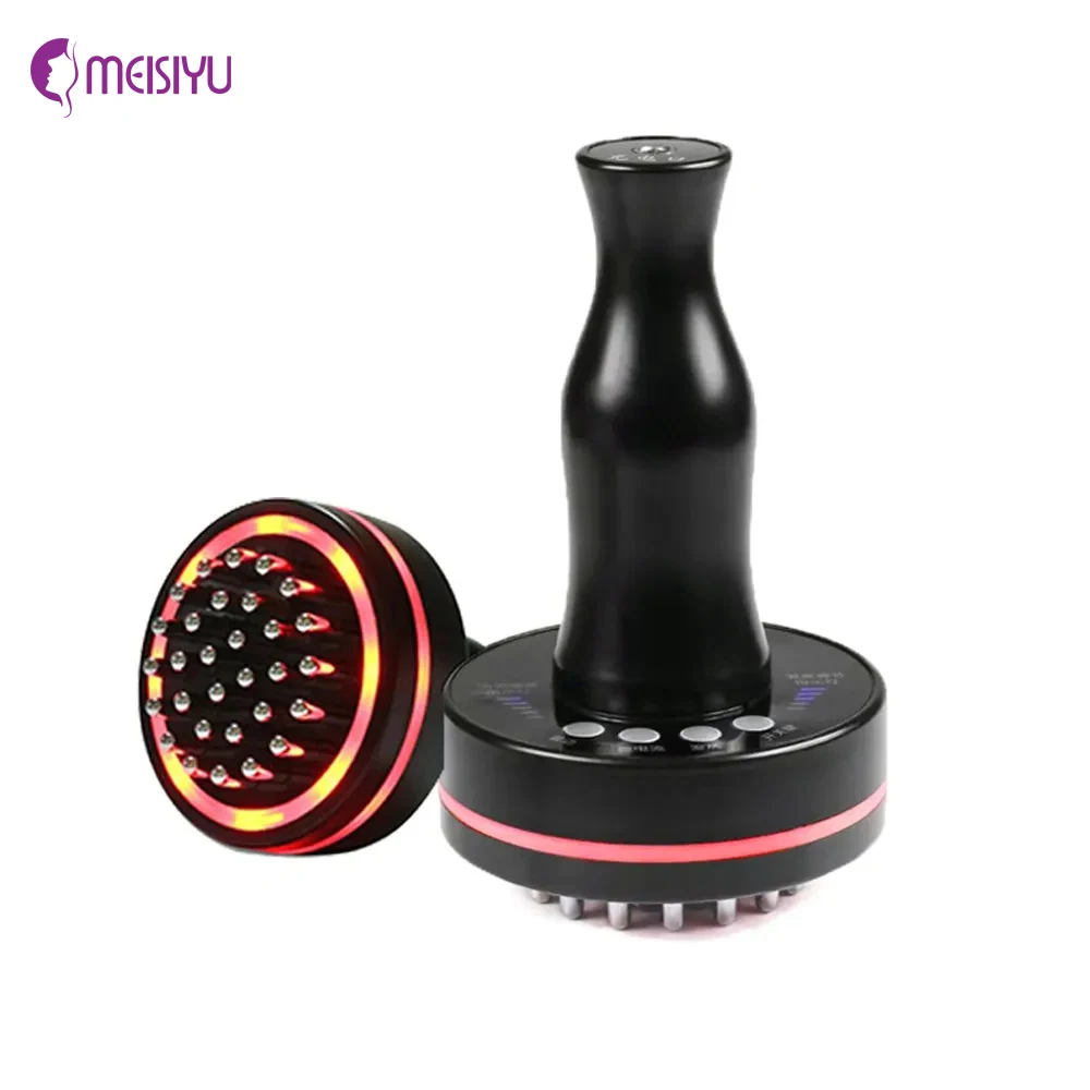 Heating Guasha Scraping Sucker Vacuum Electric Cupping Anti-Cellulite Massager Infrared Heating Body Slimming Machine