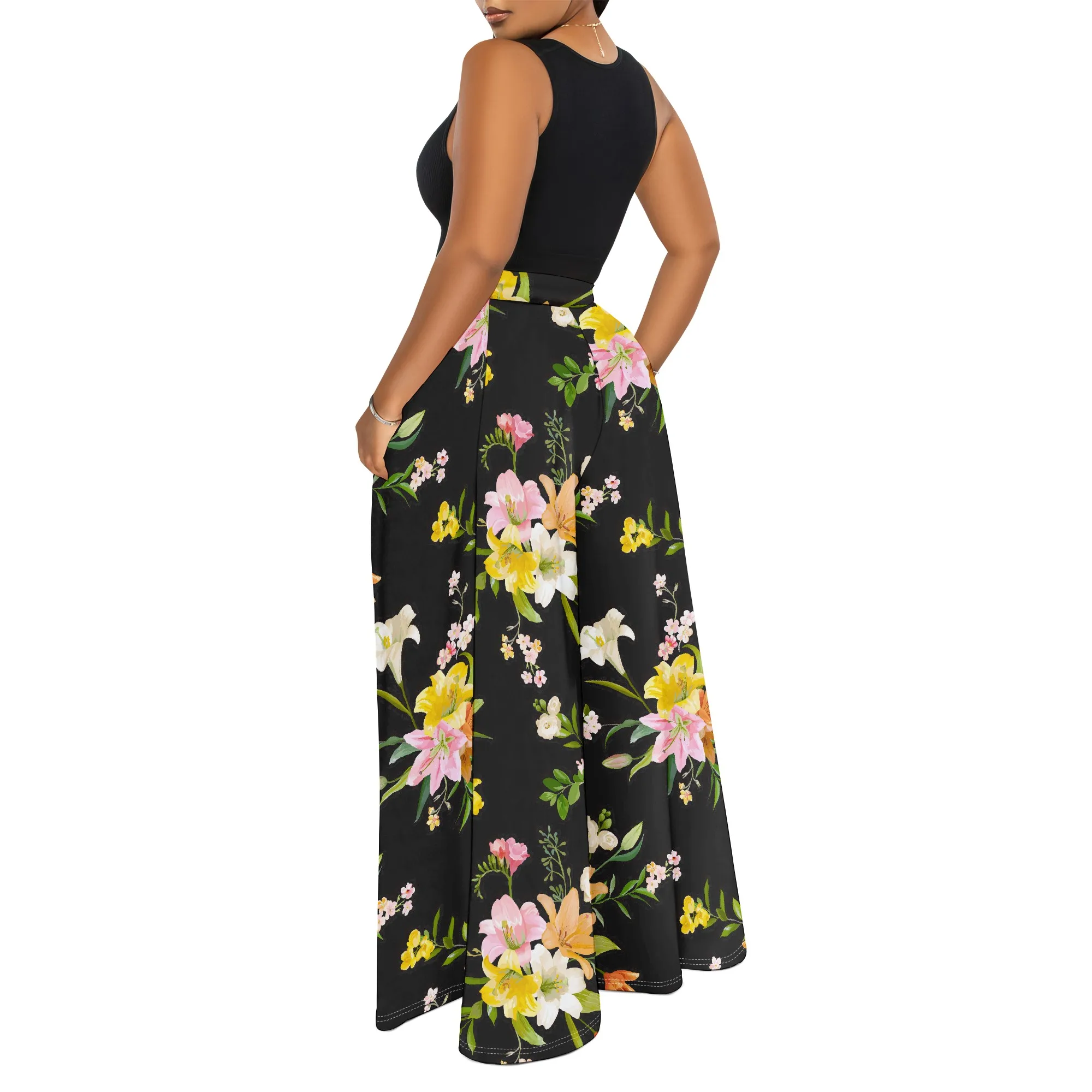 กางเกงพิมพ์ลายโทเท็มแฟชั่นฤดูใบไม้ผลิและฤดูใบไม้ร่วงของผู้หญิง กางเกงลำลองสำหรับใส่ในบ้าน