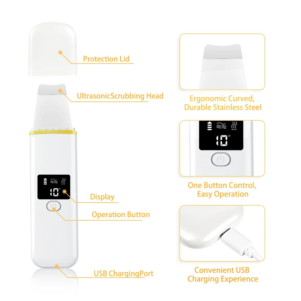 Blackhead Remover Blackhead Cleaning Pore Shrinking Beauty Device Dead Skin Acne Scalper Facial Pore Cleanser