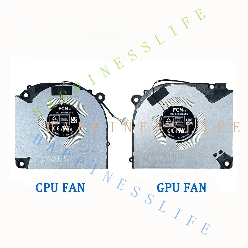 

PK+ Laptop CPU GPU Cooling Fan Suitable for Hasee Z7D6 Z8D6 Z8R7 Z9D7 Z9R7 Z9R9 G9R9 12V