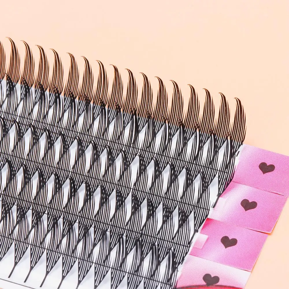 새로운 12줄 클러스터 속눈썹 키트 코믹 스파이어 싱글 클러스터 인조 속눈썹 C/D 컬 개별 속눈썹 아이 메이크업 도구