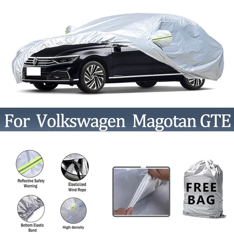 

For Volkswagen Magotan GTE Car Cover Outdoor Protection Covers Snow Sunshade Waterproof Dustproof Exterior UV Car Accessories