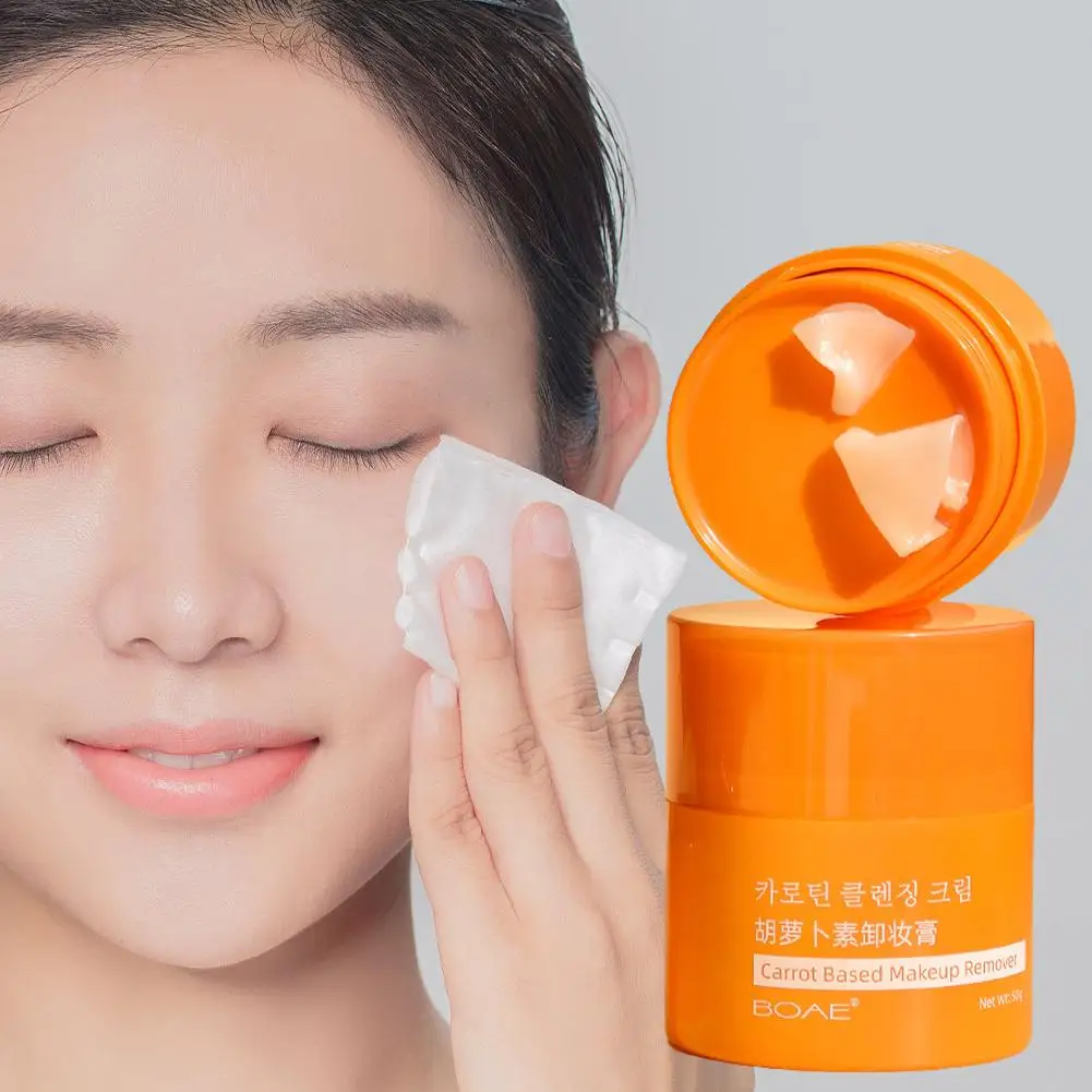 50G Caroteen Make-Up Remover Crème Zachtjes Effectief Zorg Hydrateren De Huid Reinigt Gezicht P6f9