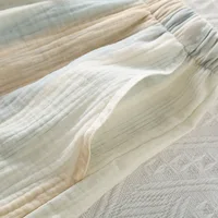 2024 Summer 100% Cotton Pajamas Shorts Printed Women's Loose Fitting Sleep Bottoms Elastic Waist Sleep Shorts Home Lounge Wear - Image 6