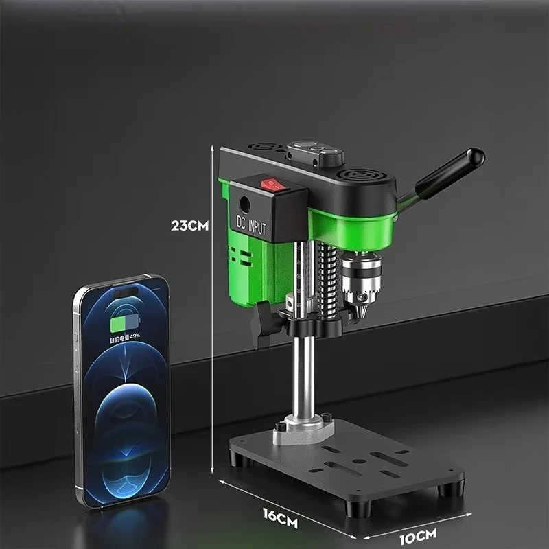 110V/220V Mini Bench Drill, High‑Precision Small Household Drilling Machine for Workbench Woodworking