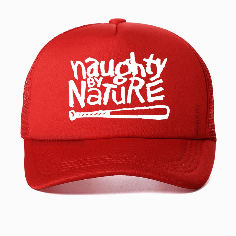 Naughty By Nature Hip Hop Rapper hat For Men Fashion Brand Men\'s Baseball Cap cool Rapper rock Dad hat Summer Mesh Bonnet