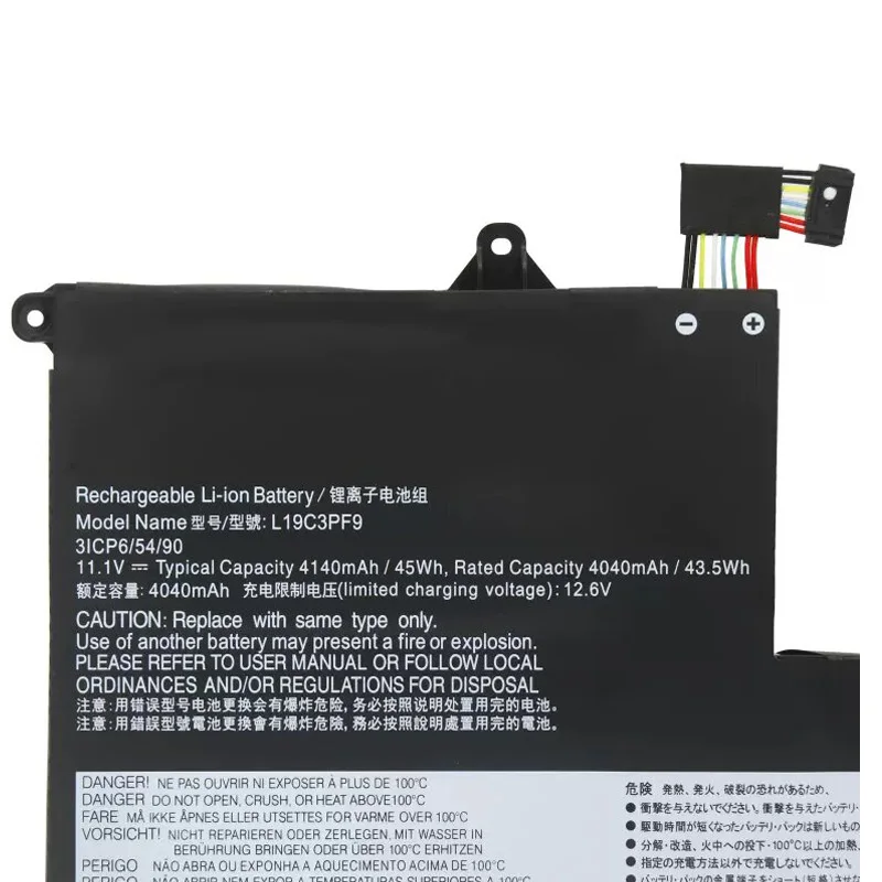 JCLJF L19M3PF9 L19M3PF1 L19C3PF9 Laptop Battery For Lenovo ThinkBook 14-IML 20RV 14-IIL 20SL 15-IML 20RW 15-IIL Series 45WH