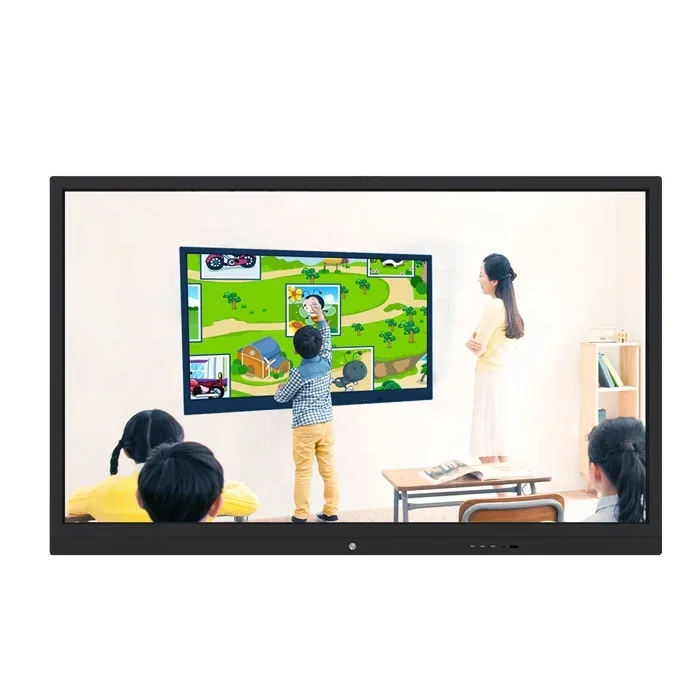 

Interactive Flat Panel LCD Touch Screen Smart Board For Education 4K 55 Inch To 98 Inch Customized Smart Blackboard GENEVISION