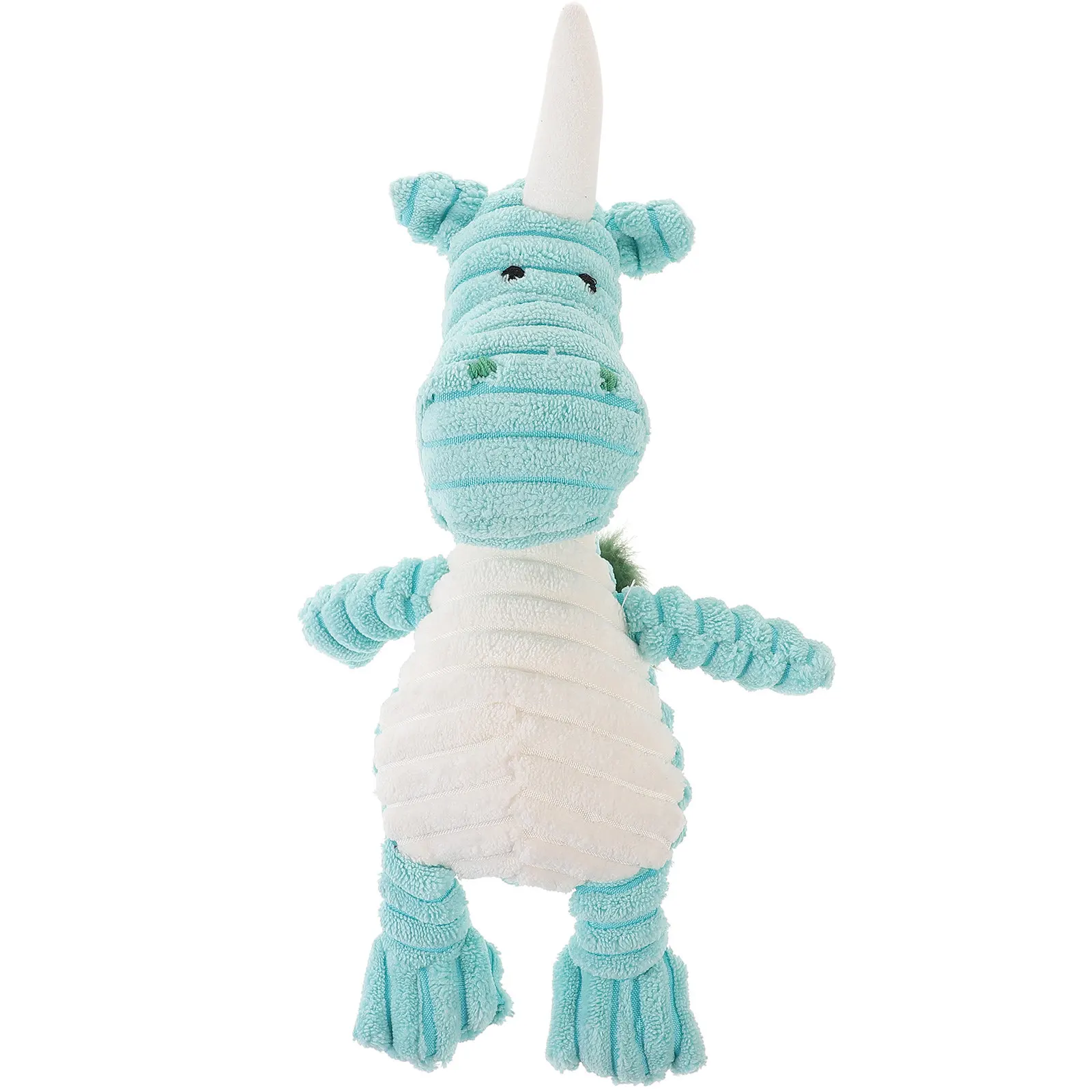 Striped Unicorn Plush Squeaky - огляд і ціна Flying Disc Dog Training Toy
