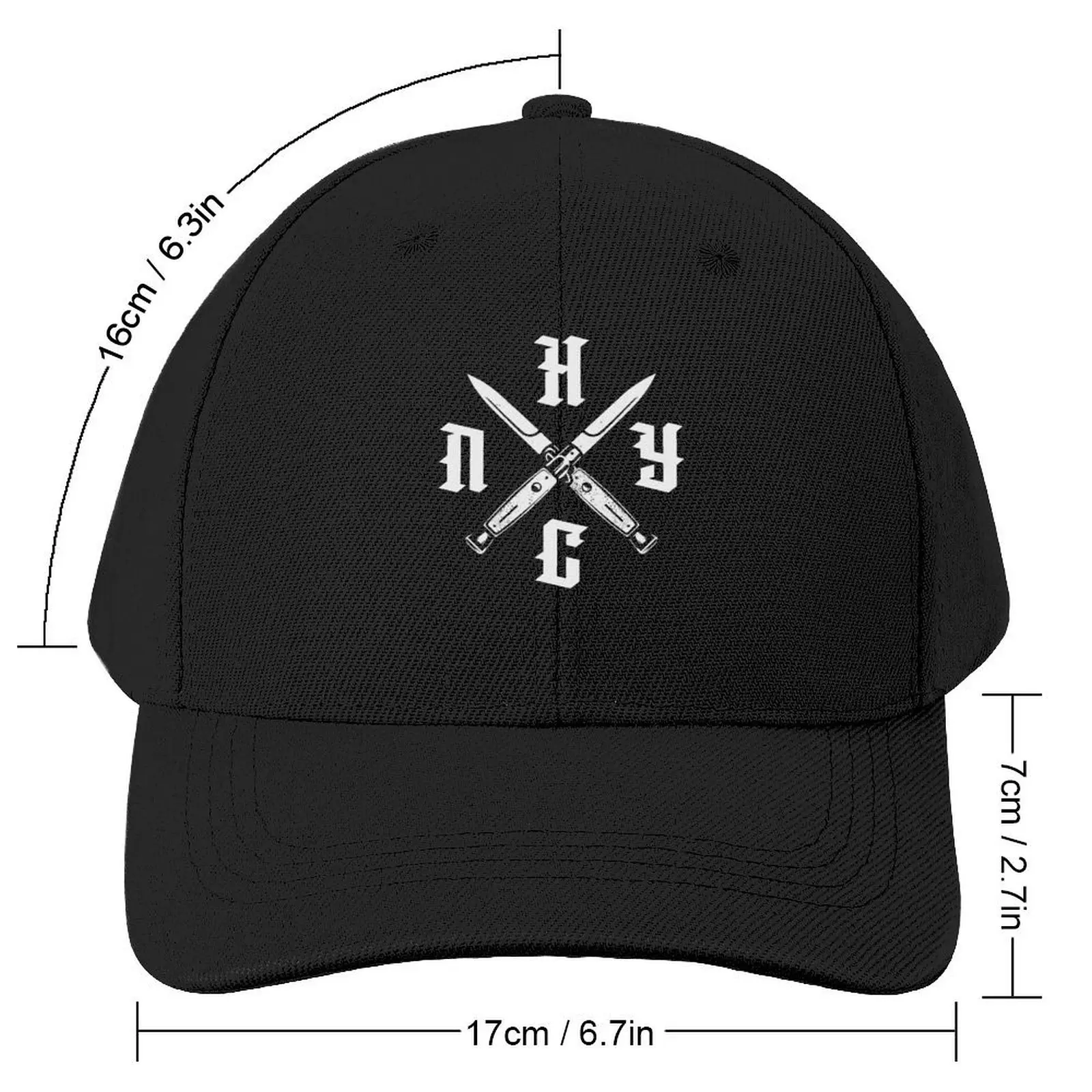 NYHC New York Hard Core Baseball Cap Sunscreen Sports Cap Big Size Hat Girl Men's