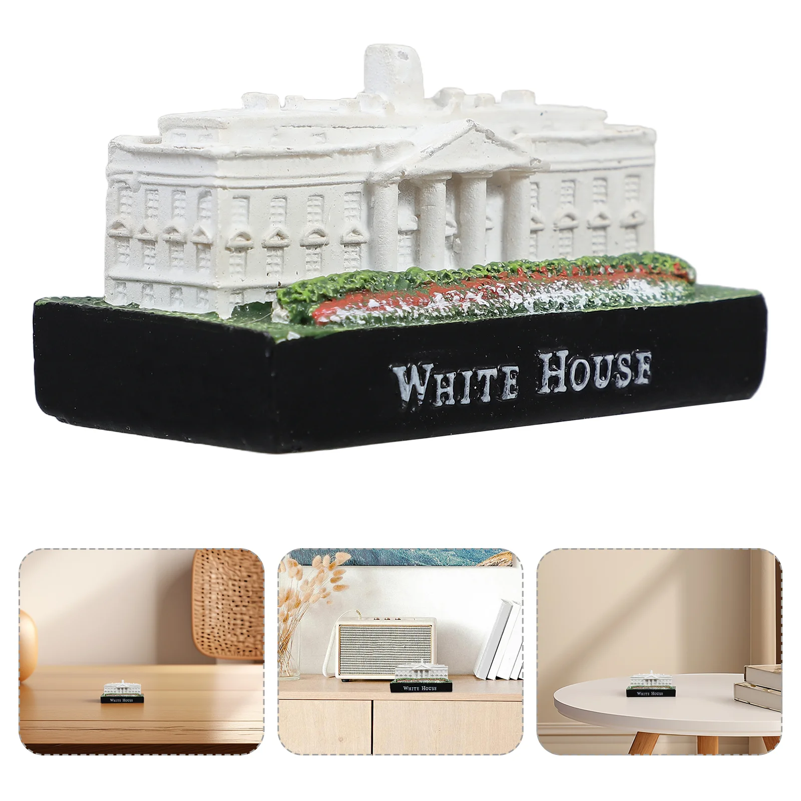 

Statue Resin Architectural Model Realistic Detailed Decorative Piece Home Office US Heritage Symbol DC Souvenir