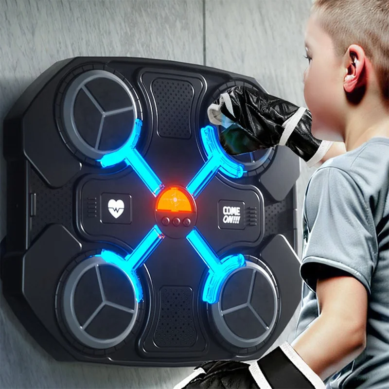 

Home Fitness Music Boxing Target for Adult Kids Sports Stress Relief Lighted Smart Music Boxing Training Machine