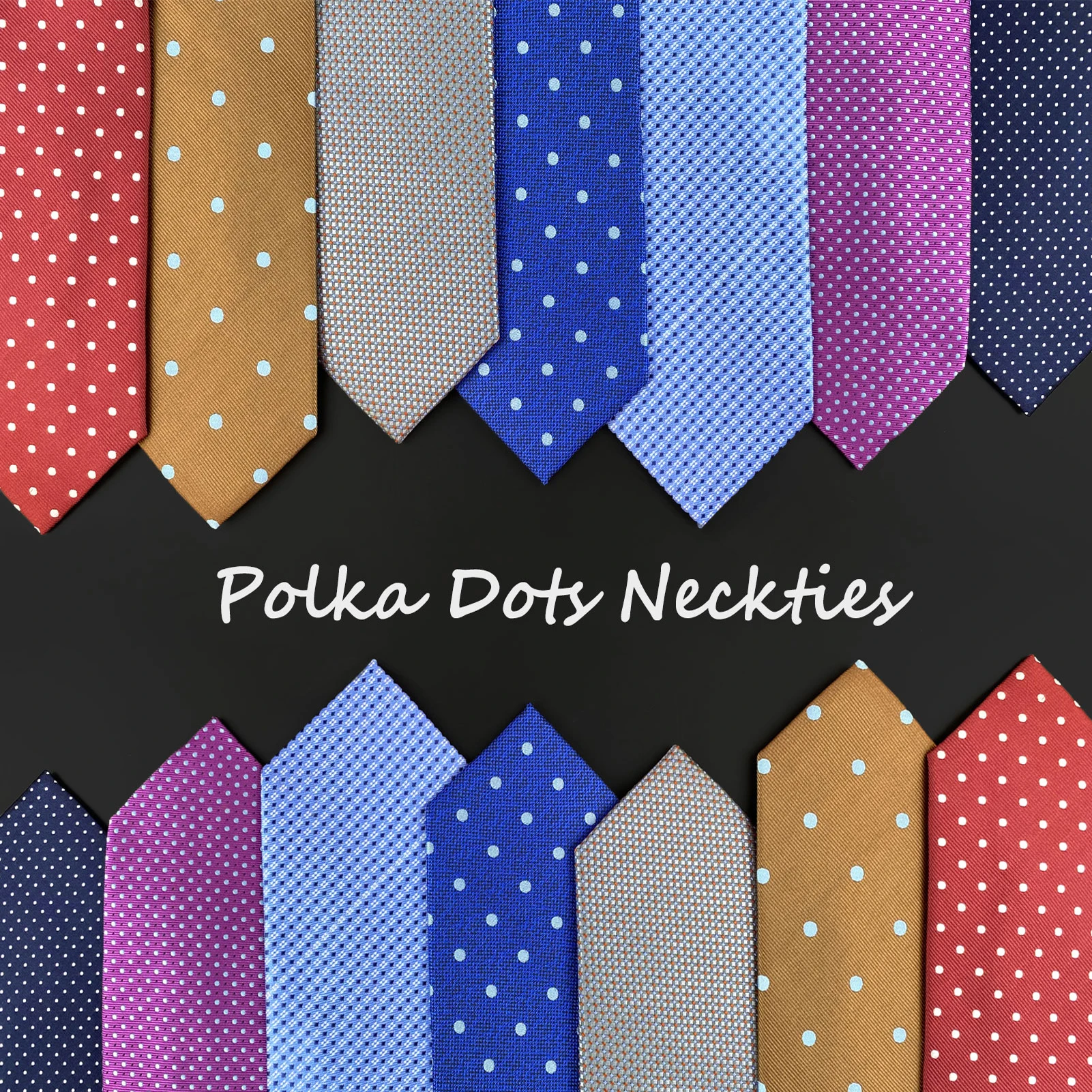 Polka tečky neckties móda svatební střih kravaty pro pánská příslušenství novinkou květinová dropshipping