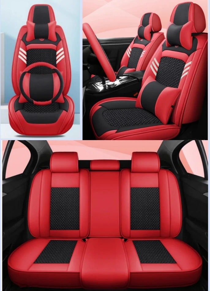 

Best quality, Front and back car seat covers + Steering wheel cover for Mazda CX-5 2024-2011 breathable seat case seat cushion
