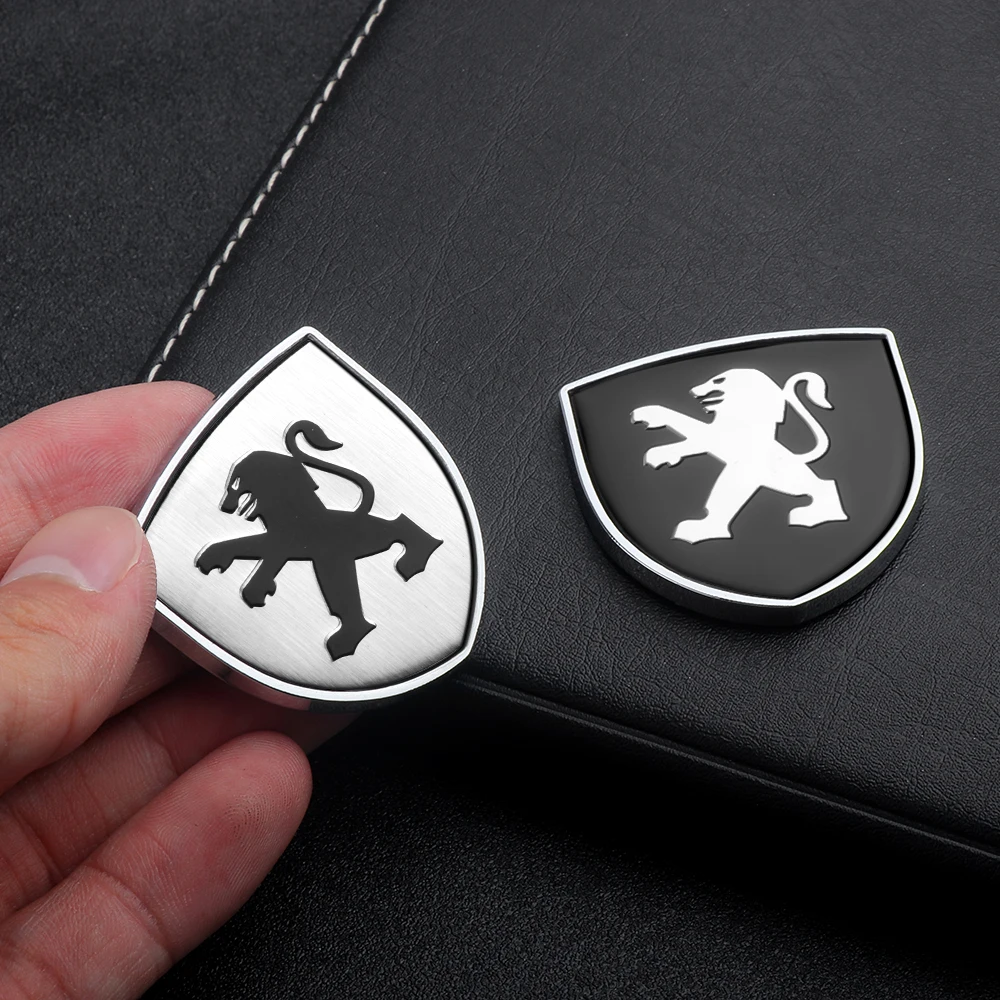 Car Body Metal Sticker Trunk Side Door Window Decorative Chrome Badge For Peugeot 208 3008 107 308 2008 207 508 607 301 106 406