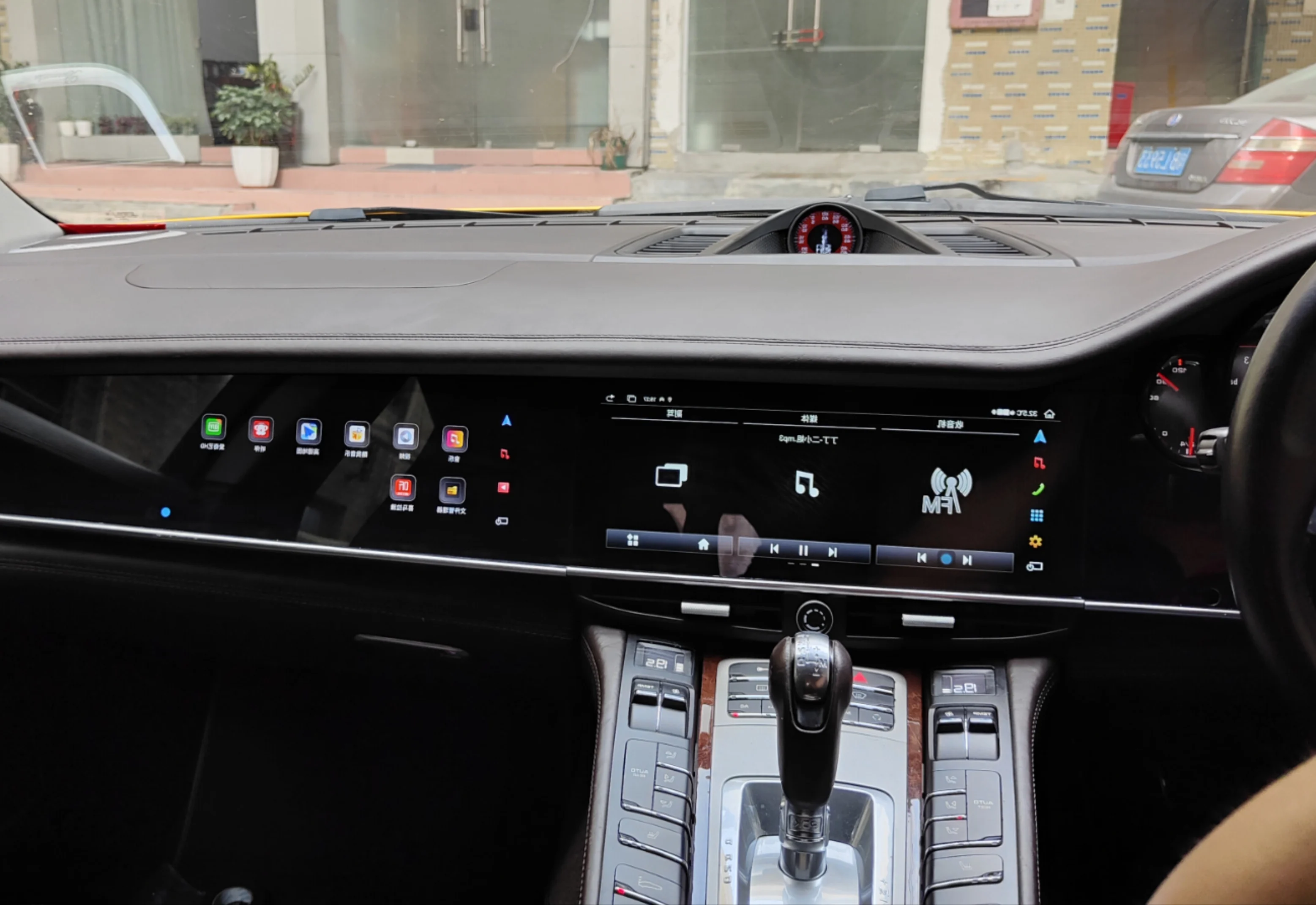 Reprodutor de dvd para carro com tela dupla de 12.3 polegadas para porsche panamera rhd 2010-2016 android 13 navegação gps estéreo multimídia carplay