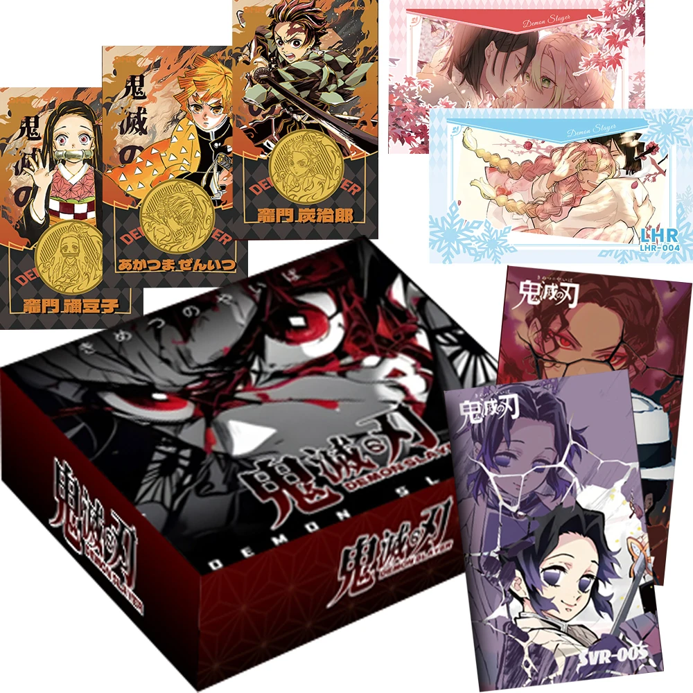 

Коллекционные карты Demon Slayer для фанатов Rengoku Kyoujurou Tomioka Giyuu, персонажи аниме, глаза, крутые карты крупным планом, периферийные устройства, подарок