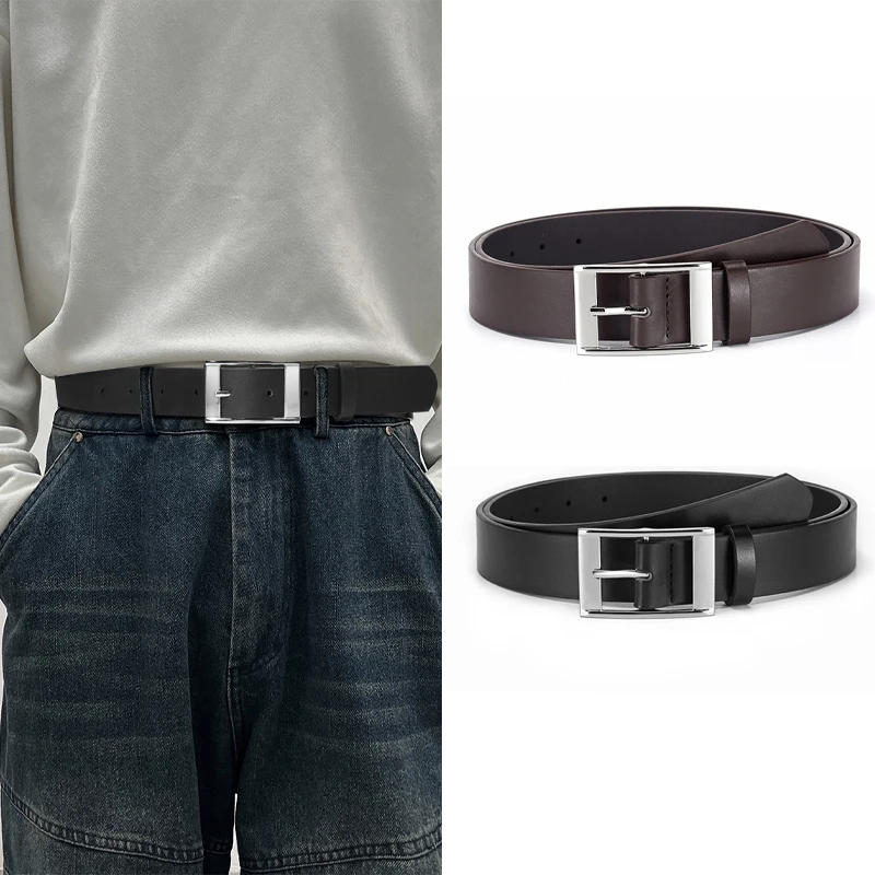 Neue Mode Herren Metall Dornschließe Gürtel Freizeit Business Zubehör Designer Gürtel, für Jeans Hüftgurt Plus Größe, für ideale Geschenke – Detail 2