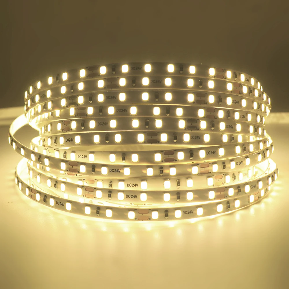 12V 24V 5m 10m LED Strip 5mm 8mm PCB Light 2835 120Leds/m White Red Pink Purple Ice Blue Flexible Tape Backlights for Decoration