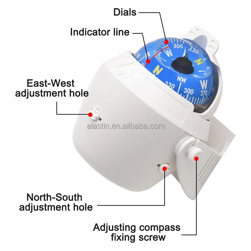 12 فولت البحر البحرية LED البوصلة يخت السفينة بحري قارب الصيد البوصلة