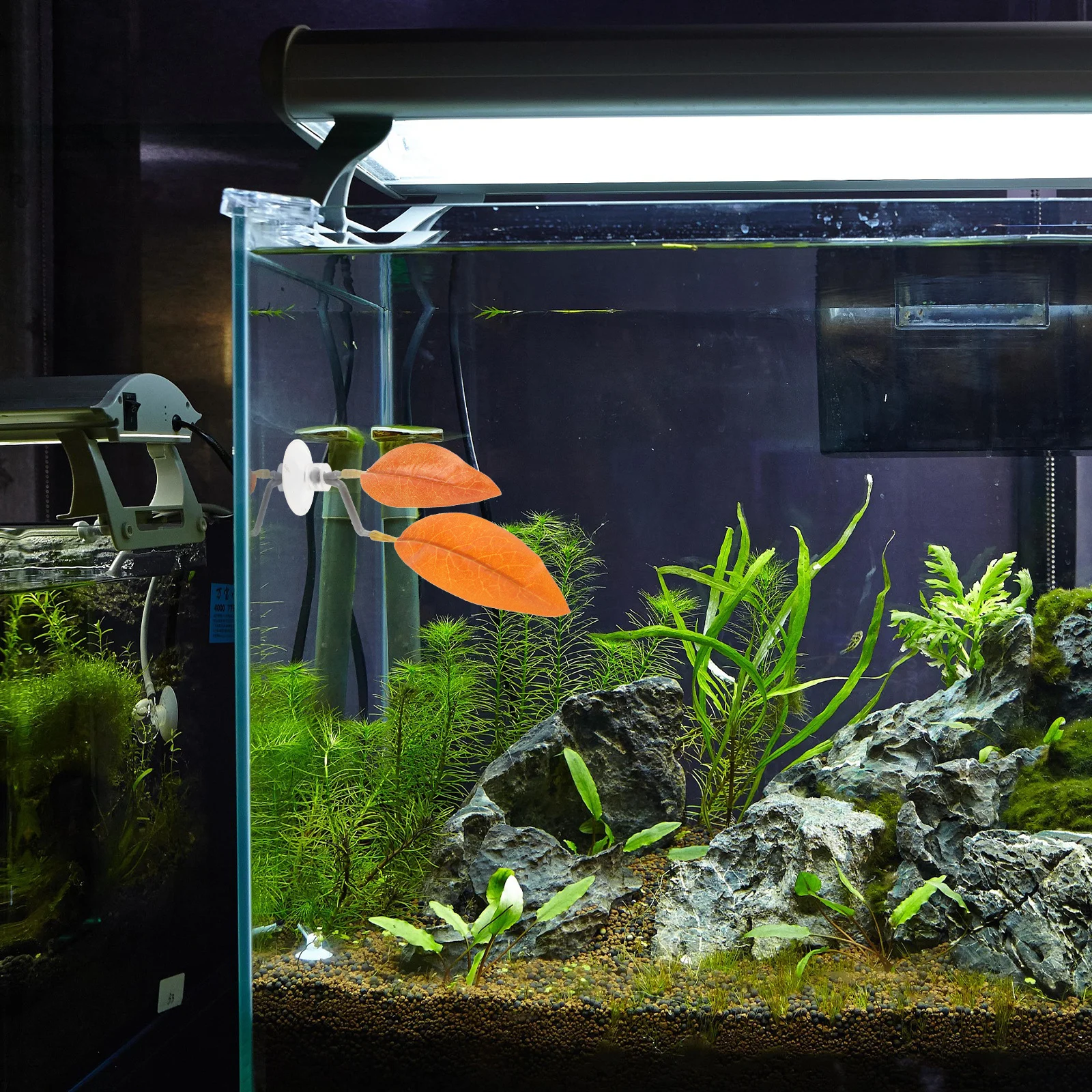 

Betta Fish Leaf Pad Strong Suction Cup Betta Fish Resting Bed Aquarium Decor Accessories Plastic Leaf Hammock