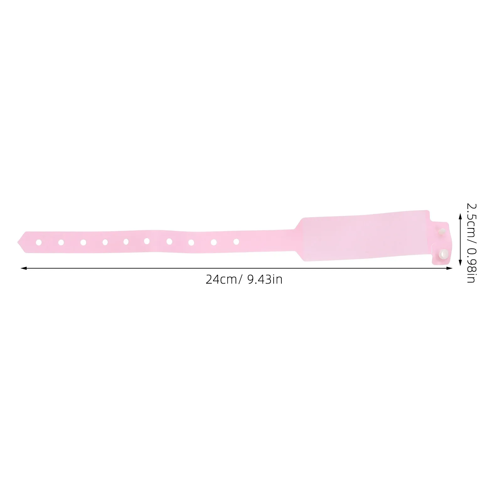 100Pcs Patient Identification Wristbands Hospital Id Bands Sturdy PVC Disposable Safety Wristband Adults Elderly
