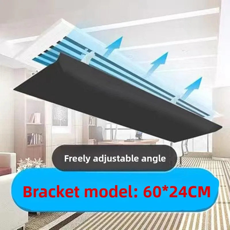 Black Wind Directional Board for Central Air Conditioning Office Ceiling Mounted Windproof Duct Machine Air Outlet Cover