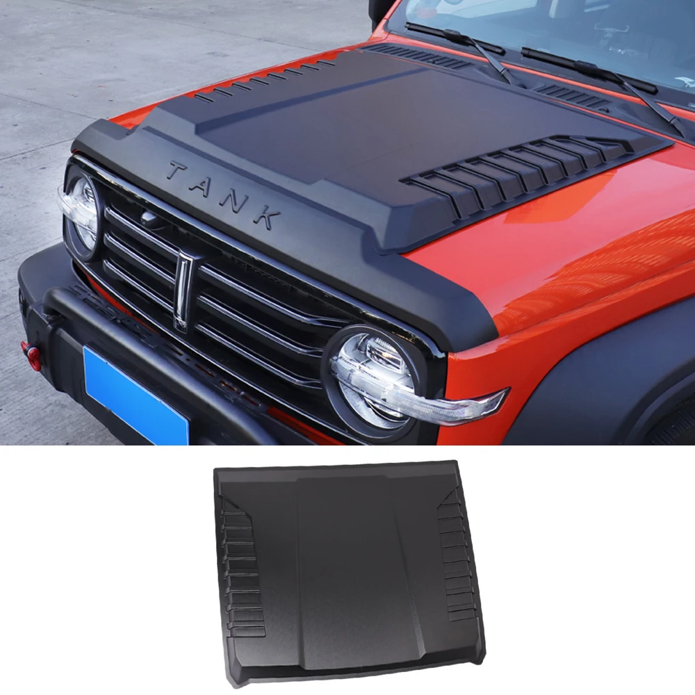 

For 2021-2025 Tank 300 Car Hood Guard Engine Cover Guard Off-Road Modification Non-Destructive Installation