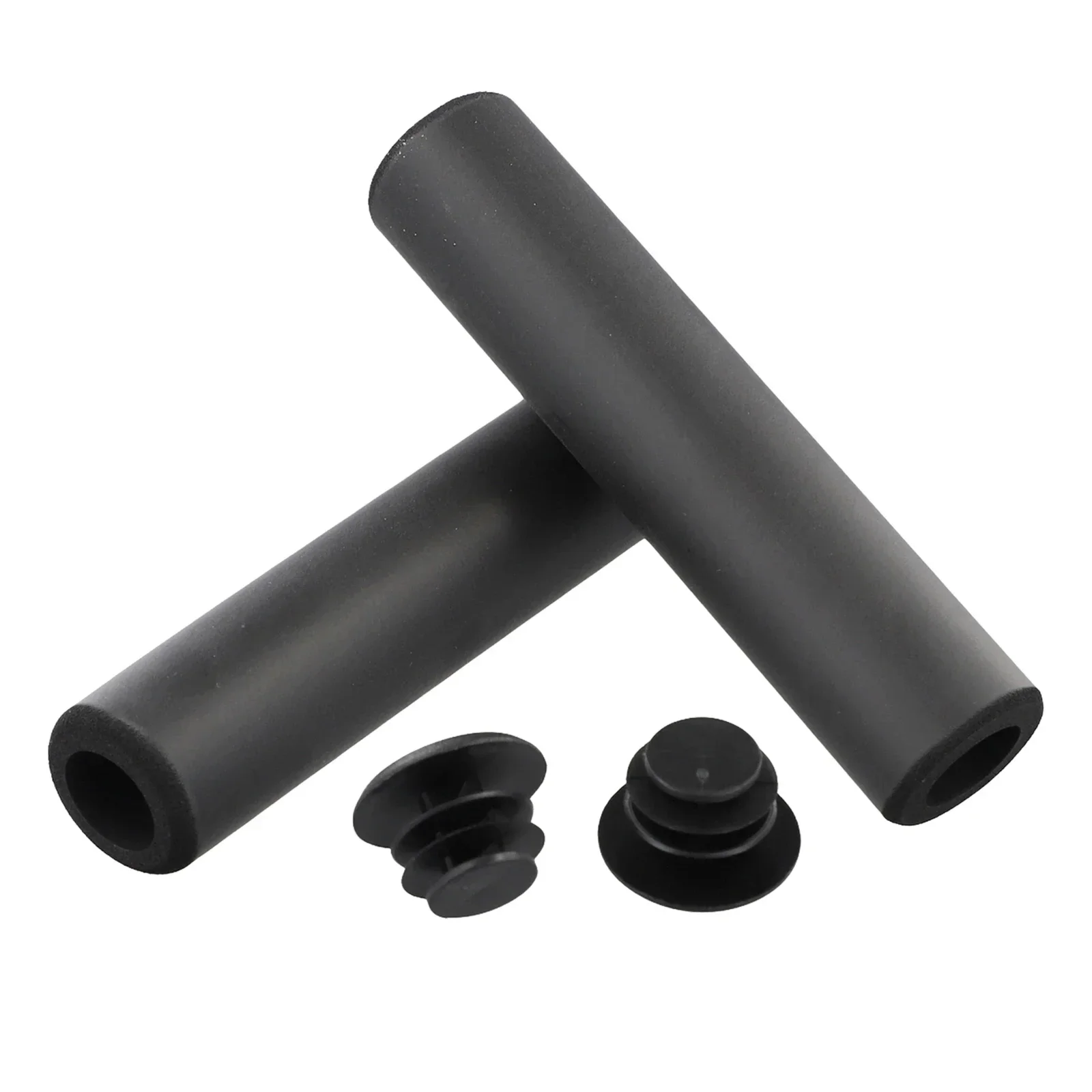 1Pair Silicone Cycling Bicycle Grips Outdoor Mountain Bike Handlebar Grips Cover Anti-slip Strong Support Grips Bike Accessories