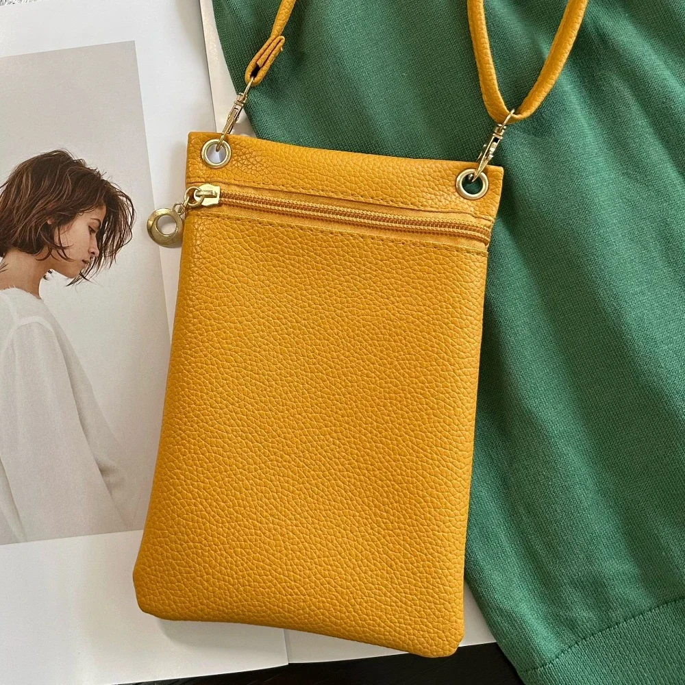 

Moda Telefon Çantası Tatlı kadın Uygun Omuz Çantası Çantalar ve Çanta Mini Crossbody Çanta PU Litchi Desen Kişiselleştirilmiş