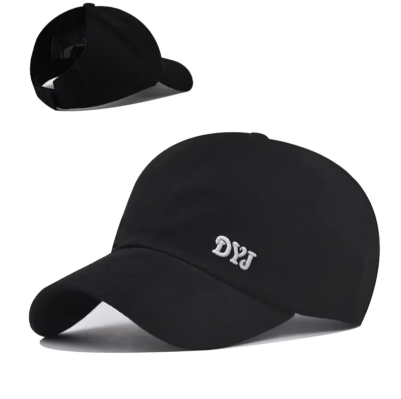 1 Stück verstellbare Baseballkappe für Damen – atmungsaktiv, Sonnenhut für hohe Pferdeschwänze, bequemer modischer Sonnenhut, geeignet für Outdoor-Sportarten – Detail 4