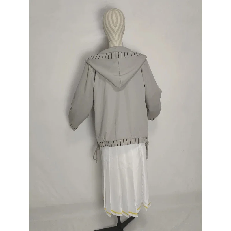 Синий архив Kozeki Ui, карнавальный костюм для женщин и девочек, костюм моряка, рубашка, юбка, карнавальная одежда на Хэллоуин, темно-синий парик, очки Halo