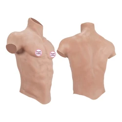 Silicone Chest Muscle False Abdominal Muscle Clothes for Women To Men Muscle Clothes COS