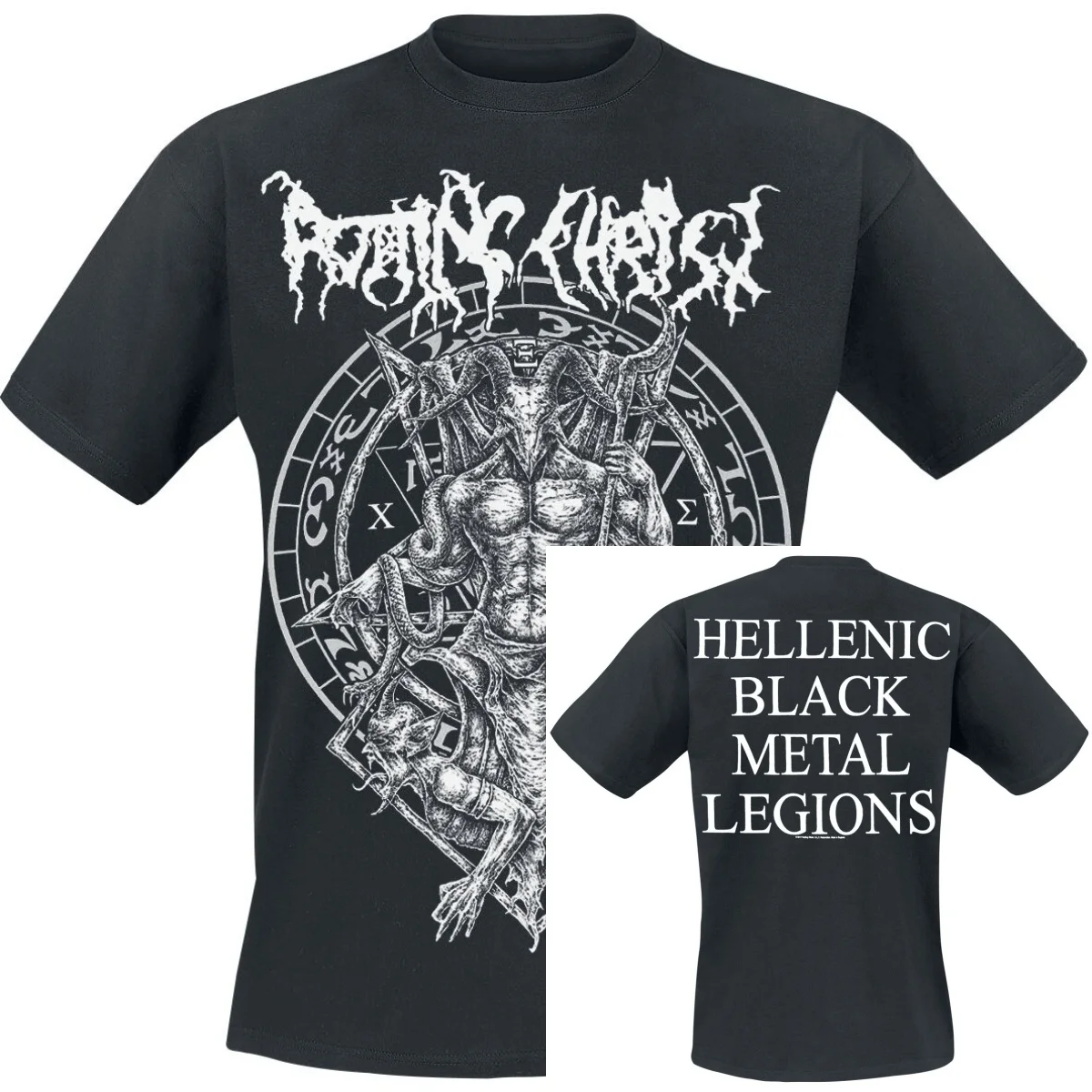 Rotting Christ Graphic Cotton Band T-shirt Unisex Summer Short Sleeve Fashion Brand Tee Luxury Casual Vintage Tees