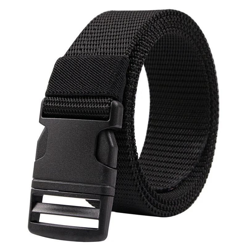 Tactische Nylon Riem Voor Man Outdoor Multi Functionele Canvas Plastic Gesp Tailleband Hoge Kwaliteit Broek Mannen Riemen Bruin Dt043