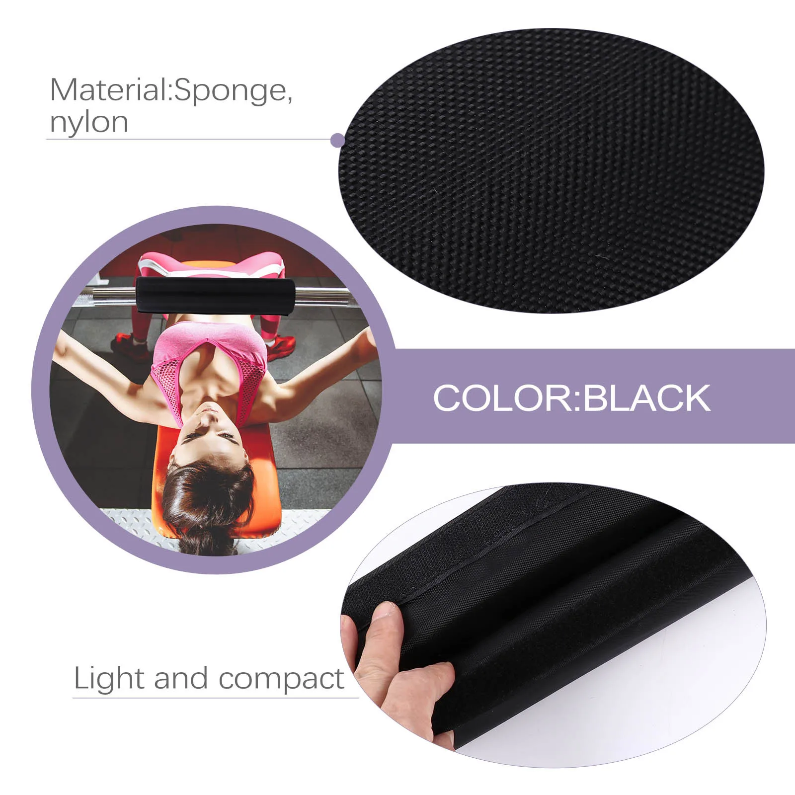 

Sponge Barbell Pad Squat Protector Weightlifting Neck Shoulder Cushion Durable Comfortable Impact Absorption Barbell Pad
