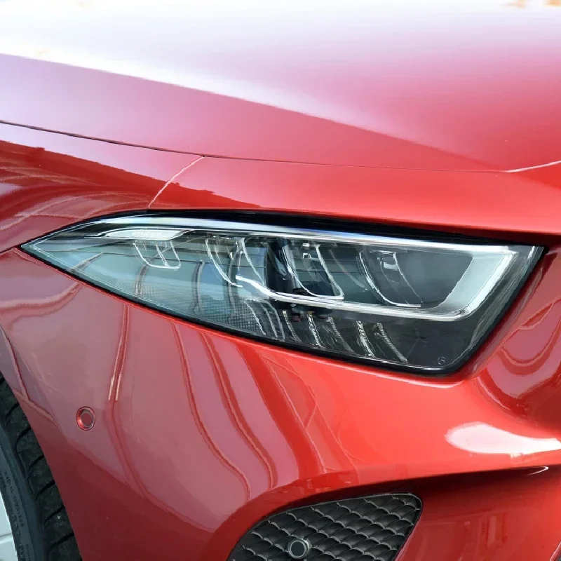 2枚入り-車用ヘッドライト-ブラック保護フィルム-透明tpuステッカー-メルセデスベンツ-cls-g-glc-gle-glsクラス-2020-アクセサリー