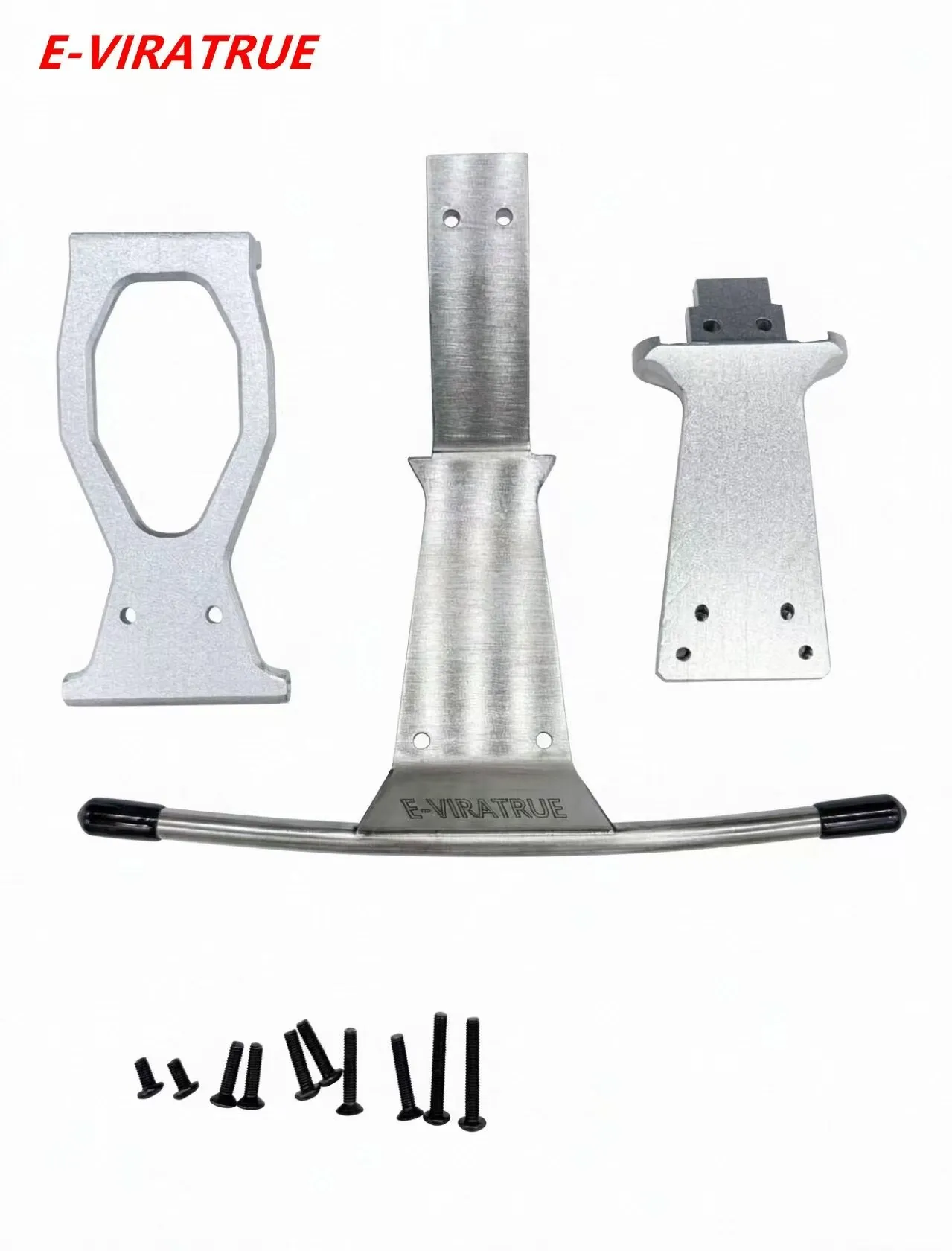 E-VIRATRUE 7075Alu&Stainless Steel Front Bumper For Losi Losi Baja Rey 2.0 1/10