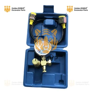 Bộ tải khí nitơ, lạm phát áp lực, công cụ bảng kiểm tra thủy lực, phụ kiện đo thiết bị, 6MPa 8 Bộ Nitơ bán hàng chính - №4